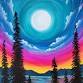 Moon Rise Forest