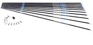 carbon express maxima blu rz carbon arrow shaft with red zone technology 12 pack