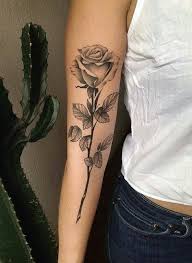 Stand out among the thorns with stunning rose tattoos like these that take the classic tattoo to a whole new level. Pin By Arianna Shapiro On Tattoo Single Rose Tattoos Elegant Tattoos Rose Tattoos