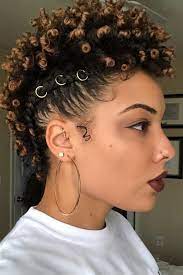 6 Natural Hairstyles To Try If You Have Short Hair Short Natural Hair Styles Natural Hair Styles Curly Hair Photos