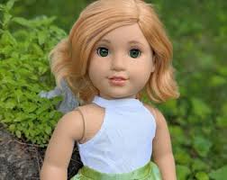 OOAK Custom American Girl Doll Scarlett Strawberry Blonde Hair Brown Eyes  Light Skin Tone Corinne Mold Freckles