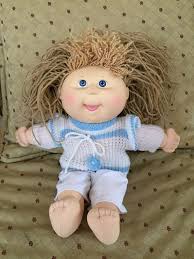 Cabbage Patch Kids Hasbro 1990 Blue Eyes Blonde Hair Original Girl 14 W Clothes Ha Cabbage Patch Kids Brown Hair Blue Eyes Cabbage Patch Kids Dolls