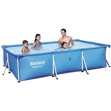 Bestway Steel Pro 118 X 79 X 26 Deluxe Splash Frame Swimming Pool Walmart Com In 2020 Children Swimming Pool Rectangular Swimming Pools Swimming Pools