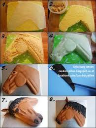 horse cake tutorial pferdekopf torte pferd fondant motivtorte pferd torte pferde kuchen pferdekuchen