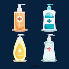 Simple Hand Sanitizer Set Picture Healthy Hygiene Clean Png And Vector With Transparent Background For Free Download Hand Sanitizer Hand Painted Pet How To Draw Hands