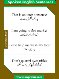 English To Urdu Sentences Everday English Sentences Engrabic English Vocabulary Words English Sentences Learn English Words