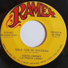 Mariachi vargas de tecalitlán, queta jimenez. Queta Jimenez Sola Con Mi Soledad Vinyl Discogs