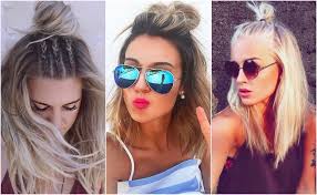 High bun for short hair. How To Rock The Half Bun Or Hun Dailybeautyhack Com