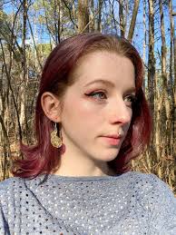 Mini Iridescent Koi Dangle Earrings