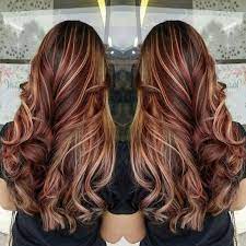 The beautiful blend will sure get you notice and bring a dose of brightness and dimension to your look. Brown Hair With Blonde And Red Highlights Red Highlights In Brown Hair Brown Hair With Blonde Highlights Red Blonde Hair
