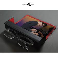 西見薫モデル 黒ブチ眼鏡 眼鏡ケース メガネふきセット noitamina apparel 黒 薫 ケース