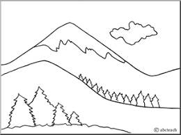 Mountain Range Coloring Page Hicoloringpages Sketch Coloring Page Coloring Pages Creation Coloring Pages Bear Coloring Pages