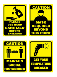 Poster pdfs (click to download). Tpj Covid 19 Corona Virus Safety Precaution Warning Signage Matt Finished Posters For Hospital Office Factory Workplace Residence Societies Pack Of 4 Different Signs 12 X9 English Amazon In Office Products