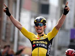 By alasdair fotheringham news belgian split peloton after hearing carapaz was at the back of the bunch Wout Van Aert Powers To Gent Wevelgem Victory More Sports News Times Of India