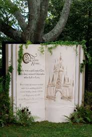 A Giant Fairy Tale Book As Decoration Disney Wedding Theme Fairytale Wedding Theme Fairytale Wedding Decorations