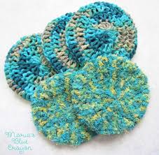 Flowers are a universal favorite. Double Sided Extra Thick Scrubby For Bath Kitchen Maria S Blue Crayon