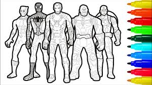 This article features 20 most popular superheroes of all time. Superheroes Marvel Coloring Pages Youtube