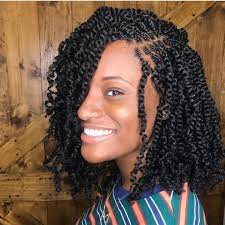 18 Inch Passion Twist Crochet Hair Twist Braid Hairstyles Natural Hair Styles Twist Hairstyles
