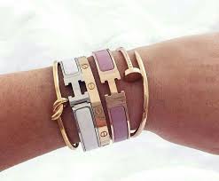 Hermes Clic H Bracelets With Tiffany Knot Bracelet And Cartier Love And Juste En Clou Bracelets Hermes Bracelet Fashion Jewelry Hermes Jewelry