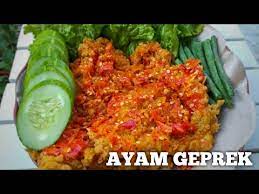 2 sdm tepung maizena 6. Resep Ayam Geprek Crispy Sambal Bawang Super Pedas Youtube