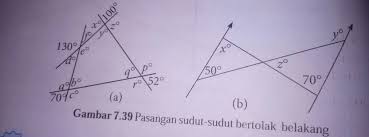 B Perhatian Gambar Berikut Tentukan Besar Sudut Yang Belum Diketahui Jelaskan Apa Yang Dimaksud Brainly Co Id