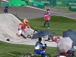 Niek kimmann was warming up ahead of the start of the bmx competition on thursday, navigating a couple of jumps and moguls before he abruptly comes to a stop, having collided with an official in. 63v8b3m6fnx51m