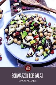 Schwarzer Reissalat Mit Cashews Cranberries Avocado Und Apfel Guten Reishunger Reissalat Rezepte Reishunger