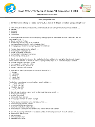 Try the suggestions below or type a new query above. Soal Uts Pts K13 Tema 2 Kelas 6 Semester 1 Ipa