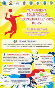 Potret kecantikan sabina altynbekova, atlet voli putri kazakhstan yang memesona : Brosur Smansaga Cup Poster Sekolah Turnamen Bola Voli Event Desain Pamflet Brosur Fotografi
