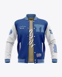 Open Varsity Jacket Mockup Front View Baseball Bomber Jacket T Shirt In Apparel Mockups On Yellow Images Object Mockups Shirt Mockup Clothing Mockup Design Mockup Free