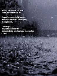 A Poem A Night Hujan Dan Rindu Hujan Kata Kata Indah Kutipan Terbaik