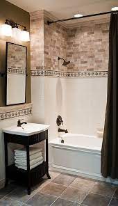 Shower tile ideas can stand as a great counterpoint to other tile in the bathroom. 37 Ideas To Use All 4 Bahtroom Border Tile Types Digsdigs