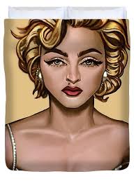 Madonna mia Hand Towel by Mario Ochoa