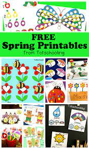 Fine motor ideas printable list Free Spring Printables For Kids Totschooling Toddler Preschool Kindergarten Educational Printables