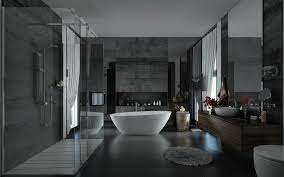 Gris argent.ce beau ton, associé à la tranquillité et au confort, élargit visuellement les limites de la pièce. Salle De Bain Dans Les Tons Gris 75 D Idees De Design Et Deco