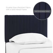 Check spelling or type a new query. Modway Keira Velvet Twin Headboard In Midnight Blue Mod 6093 Mid