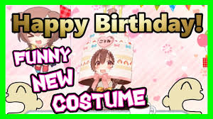 Eng Sub Inugami Korone Happy Birthday New Costume Hololive Youtube