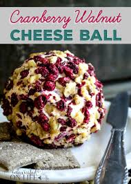 Cranberry Walnut Cheese Ball Recipe Cheese Ball Recipes Food Cheese Ball