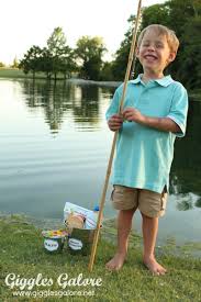 He feeds his family by growing his own vegetables, hunting his own meat, and catching his own fish. Diy Fishing Pole Giggles Galore