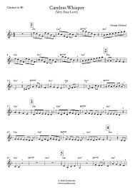 If you're really new to piano, it basically means you play the chords with your left hand in whatever way and whatever. Careless Whisper Clarinet Sheet Music Easy Intermediate Level George Michael