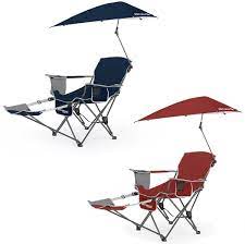 Sklz Sport Brella Recliner Folding Chair W Umbrella Footrest Sport Chair Foot Rest Umbrella