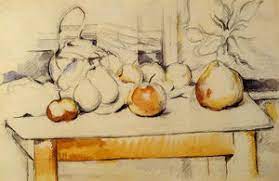 Reproducciones De Arte | Olla de jengibre asícomo frutas adelante un  mantel, 1890 de Paul Cezanne (1839-1906, France) | WahooArt.com