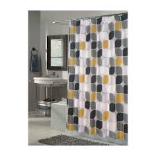 Amazon Com Carnation Home Fashions Metro Extra Long Printed Fabric Shower Curtain 70 I Yellow Bathroom Decor Yellow Shower Curtains Extra Long Shower Curtain
