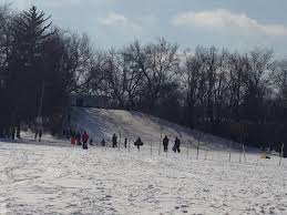 Elm Park Sledding Hill Great For A Winter Sledding Outing Sledding Hill Park Downtown Chicago