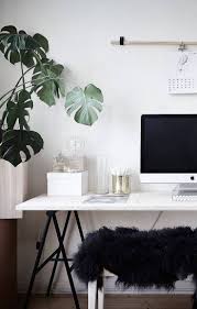 Aesthetic Black And White Room With Plants Bedroom Living Room And Work Space In One Coco Lapine Design Home Office Decor Minimalist Home Decor