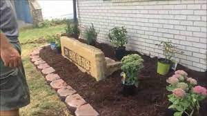 Clean and dry the broken area and pieces. Family Landscaping Project Redo Flower Bed Youtube