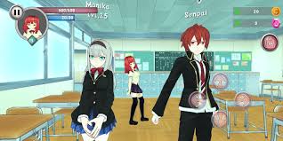 Es la mejor aplicación para los amantes del anime. Anime High School Simulator 2 8 2 Mod Apk Dwnload Free Modded Unlimited Money On Android Mod1android
