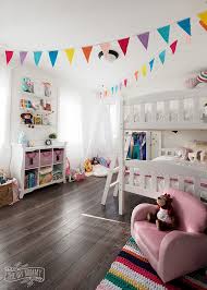 A Modern Rainbow Toddler Bedroom Makeover Reveal The Diy Mommy Toddler Bedroom Makeover Toddler Bedrooms Girls Rainbow Bedroom