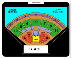 bethel woods center for the arts seating chart ticket