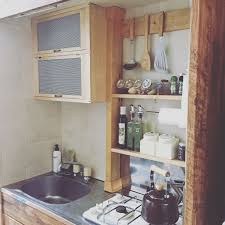 キッチン diy ワンルーム 1r 1人暮らし などのインテリア実例 2016 04 09 15 13 12 roomclip ルームクリップ 狭いキッチン レイアウト インテリア キッチン 間仕切り